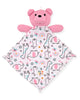 Girls Long Sleeve Super Soft Snuggle Jersey Zip-Up Coverall Pajama with Blankey Buddy- Animal Wonderland. - Sleep On It Kids