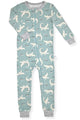 Boys Super Soft Snuggle Jersey Zip-Up Coverall Pajama with Blankey Buddy - Crocodile. - Sleep On It Kids