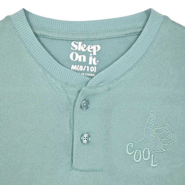 Sleep On It Boys 2-Piece Hacci Pajama Sets - Cool - Sleep On It Kids