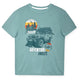 Boys 2-Piece Short-Sleeve Jersey Pajama Pants Set- Adventure Awaits. - Sleep On It Kids