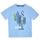 Boys 2-Piece Short-Sleeve Jersey Pajama Shorts Set - Skate of Mind. - Sleep On It Kids