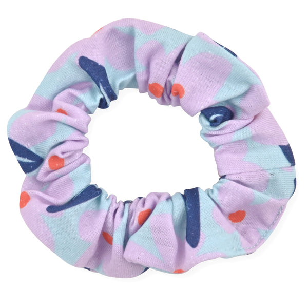 Girls 2-Piece Sleeveless Tank-Top Jersey Pajama Shorts Set with Hair Scrunchie- Take It Easy. - Sleep On It Kids