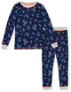 Sleep On It Boys 2-Piece Super Soft Jersey Long Sleeve Snug-Fit Pajama Set - Apres Ski - Sleep On It Kids