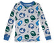 Sleep On It Boys 2-Piece Super Soft Jersey Long Sleeve Snug-Fit Pajama Set - Music - Sleep On It Kids