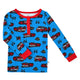 Sleep On It Infant & Toddler Boys 2-Piece Super Soft Jersey Snug-Fit Pajama Set with Matching Socks - Fire Trucks - Sleep On It Kids