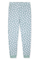 Girls 2-Piece Super Soft Jersey Snug Fit Pajama Set- White Hearts, Mint Green Toddler Girls Pajama Set with Matching Scrunchie. - Sleep On It Kids