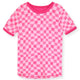 Girls 2-Piece Super Soft Jersey Snug Fit Pajama Set- Checks. - Sleep On It Kids