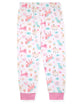 Infant Girls 2-piece Super Soft Jersey Snug-Fit Pajama Set with Socks- Magical Animals - Sleep On It Kids