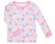 Girls 2-piece Super Soft Jersey Snug-fit Pajama Set with Socks- Daisy Dreams, Multicolored Girl’s Baby Pajama, With Matching Socks - Sleep On It Kids