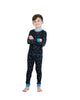 Boys 2-Piece Super Soft Jersey Snug-Fit Pajama Set- Dinosaurs, Black & Blue Pajama Set for Boys - Sleep On It Kids