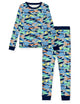 Boys 2-Piece Super Soft Jersey Snug-Fit Pajama Set- Camo, Multicolored Pajama Set for Toddlers and Boys - Sleep On It Kids