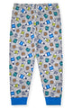 Boys 2-Piece Super Soft Jersey Snug-Fit Pajama Set with Socks - Milk & Cookies. - Sleep On It Kids