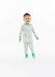 Infant/Toddler Boys Neon Zoo Snug Fit 2-Piece Pajama Sleep Set With Matching Socks - Sleep On It Kids