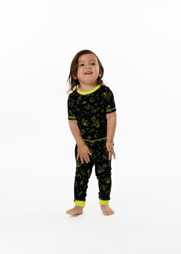 Boys Space Man Super Soft Snug Fit 2-Piece Pajama Sleep Set - Sleep On It Kids