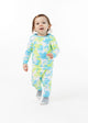 Infant/Toddler Boys Tie-Dye Snug Fit 2-Piece Pajama Sleep Set With Matching Socks - Sleep On It Kids