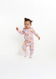 Infant/Toddler Girls Animal Zoo Snug Fit 2-Piece Pajama Sleep Set With Matching Socks - Sleep On It Kids