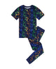 Boys Neon Splatter Super Soft Snug Fit 2-Piece Pajama Sleep Set - Sleep On It Kids