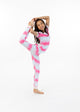 Girls Tie-Dye Sailor Stripe Snug Fit 2-Piece Pajama Sleep Set - Sleep On It Kids