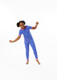 Girls Rainbow Butterfly Snug Fit 2-Piece Pajama Sleep Set - Sleep On It Kids