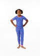 Girls Rainbow Butterfly Snug Fit 2-Piece Pajama Sleep Set - Sleep On It Kids