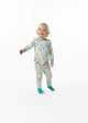 Infant/Toddler Boys Neon Zoo Snug Fit 2-Piece Pajama Sleep Set With Matching Socks - Sleep On It Kids
