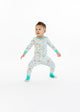 Infant/Toddler Boys Neon Zoo Snug Fit 2-Piece Pajama Sleep Set With Matching Socks - Sleep On It Kids