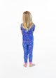 Girls Rainbow Butterfly Snug Fit 2-Piece Pajama Sleep Set - Sleep On It Kids