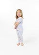 Girls Soft Clouds Snug Fit 2-Piece Pajama Sleep Set - Sleep On It Kids