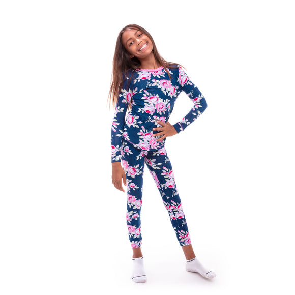 Girls Tight Fit Blossom 2 Piece Set - Sleep On It Kids
