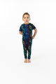 Boys Neon Splatter Super Soft Snug Fit 2-Piece Pajama Sleep Set - Sleep On It Kids