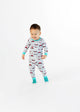 Infant/Toddler Boys Wacky Monster Snug Fit 2-Piece Pajama Sleep Set With Matching Socks - Sleep On It Kids
