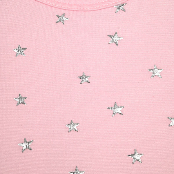Sleep On It Girls 2pc Jersey Tank & Shorts Pajama Set - Foil Stars - Sleep On It Kids