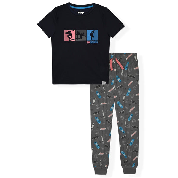 Sleep On It Boys 2-Piece Jersey Pajama Pant Set - Skate - Sleep On It Kids