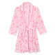 Sleep On It Girls Fleece Robe With Slippers - Pink Bow - Sleep On It Kids