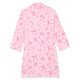 Sleep On It Girls Fleece Robe With Slippers - Pink Bow - Sleep On It Kids
