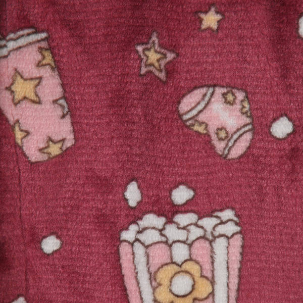 Sleep On It Girls Fleece Robe With Slippers - Pink Movienight - Sleep On It Kids