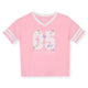 Sleep On It Girls 2pc Jersey Tee & Shorts Pajama Set - Butterfly - Sleep On It Kids