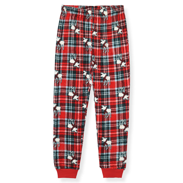 Sleep On It Boys 2Pk Fleece Pants - Red - Sleep On It Kids