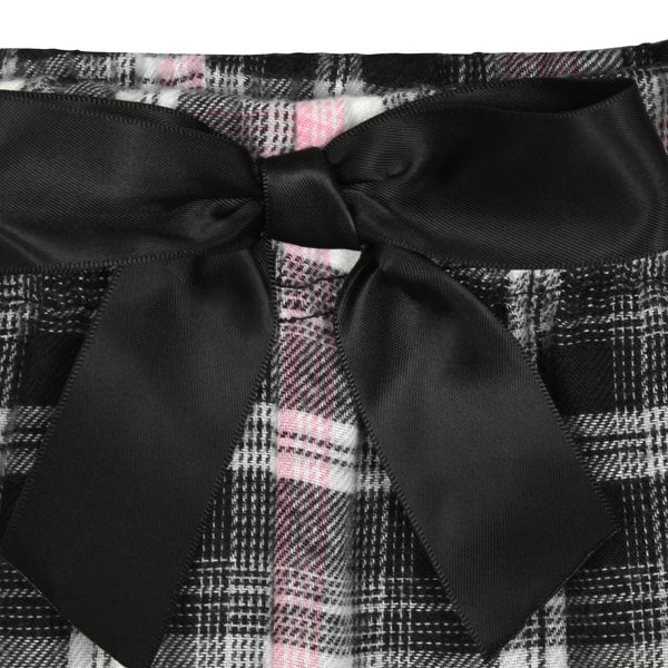 Sleep On It Girls 4-Piece Woven Flannel Plaid Pajama Sets - Giddy Up - Sleep On It Kids