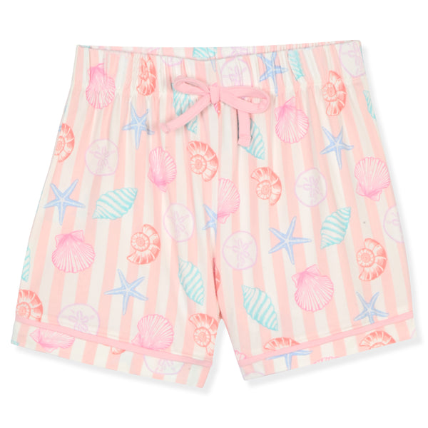 Sleep On It Girls 2pc Jersey Tee & Shorts Pajama Set - Mermaid - Sleep On It Kids