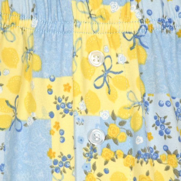 Sleep On It Girls Boxer Shorts PJ Set - Lemons - Sleep On It Kids