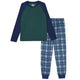 Sleep On It Boys 2-Piece Plaid Pajama Pant Set - Green Plaid - Sleep On It Kids
