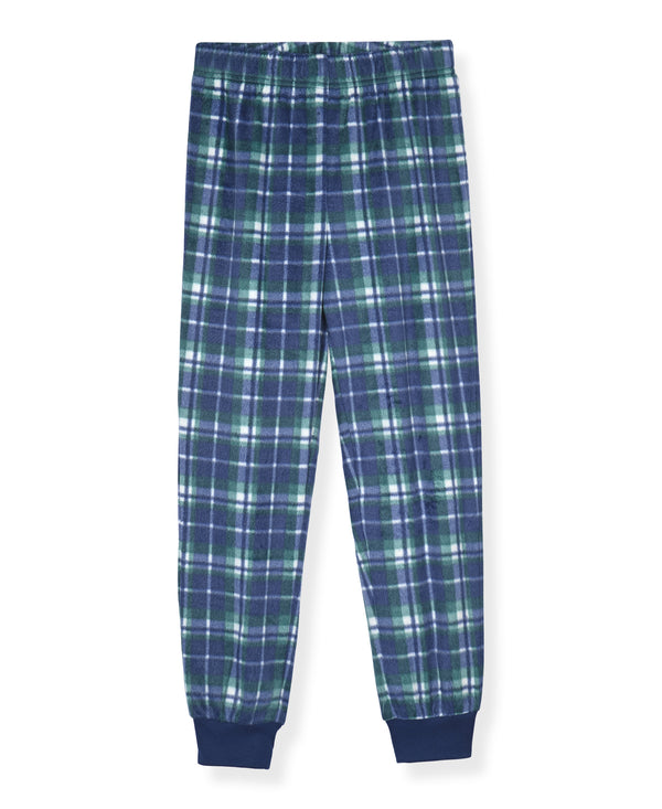 Sleep On It Boys 2-Piece Plaid Pajama Pant Set - Green Plaid - Sleep On It Kids