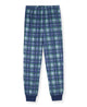 Sleep On It Boys 2-Piece Plaid Pajama Pant Set - Green Plaid - Sleep On It Kids