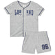 Sleep On It Boys Coat Front Pajama Short Set - Legend - Sleep On It Kids