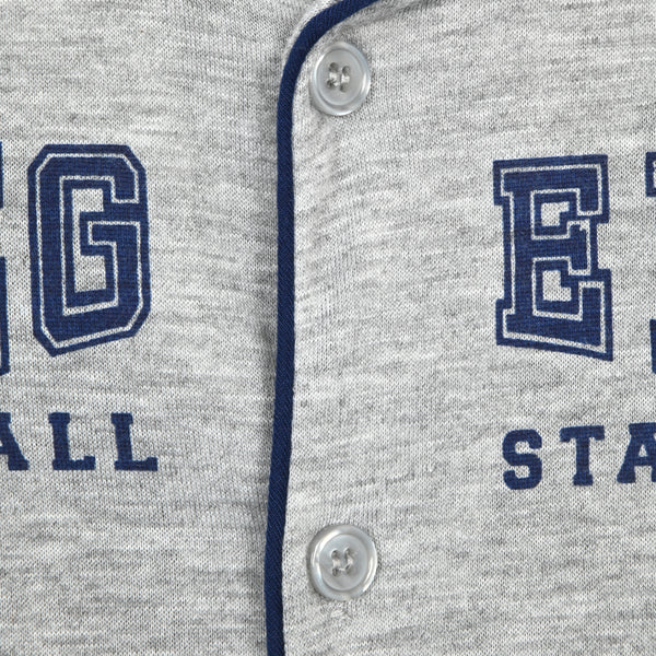 Sleep On It Boys Coat Front Pajama Short Set - Legend - Sleep On It Kids