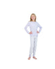 Sleep On It Girls 2-Piece Fleece Pajama Sets- Plaid, Purple & White Pajama Set for Girls - Sleep On It Kids