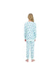 Girls 2-Piece Velour Pajama Set- Floral, Mint Green Girls Pajama Set - Sleep On It Kids