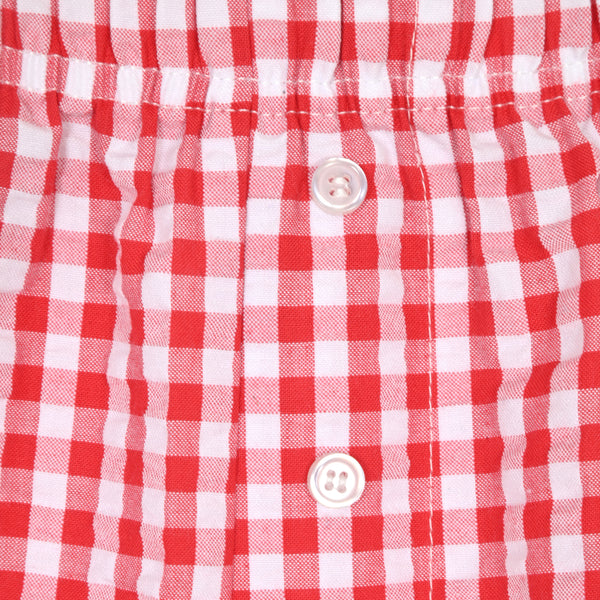 Sleep On It Girls Boxer Shorts PJ Set - Plaid - Sleep On It Kids