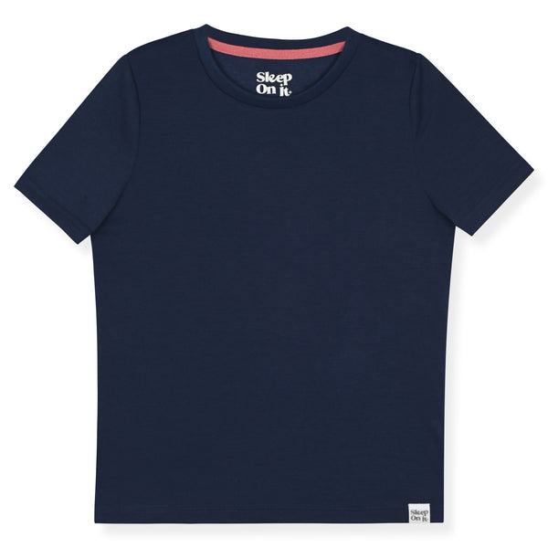 Sleep On It Boys Printed Bottom Pajama Shorts Set - Checkerboard - Sleep On It Kids